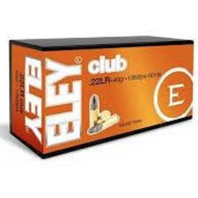 ELEY AMMUNITION - CLUB .22LR RIMFIRE PER 100