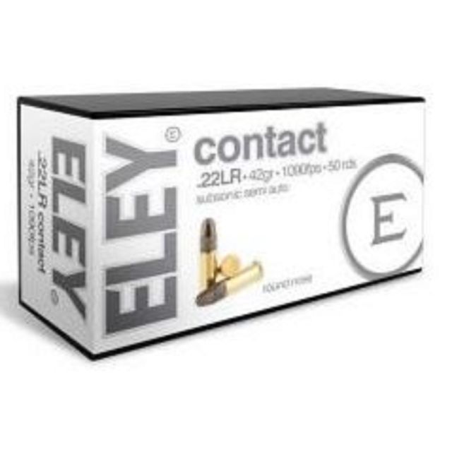 ELEY AMMUNITION - CONTACT .22LR RIMFIRE PER 100