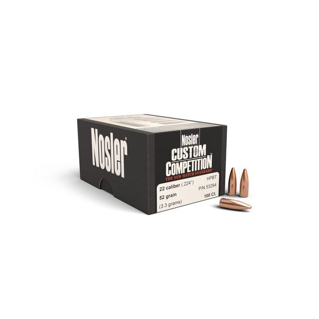 Nosler Custom Competition Projectiles HPBT - 8MM 200G X250