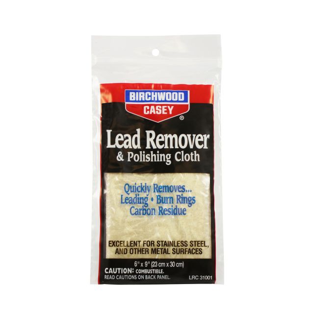 BIRCHWOOD CASEY LEAD REMOVER POLISHING CLOTH
