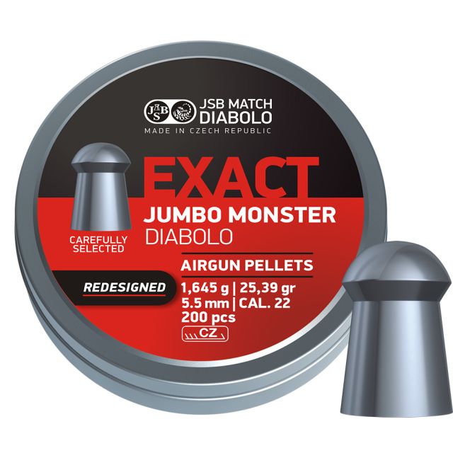 JSB DIABLO JUMBO EXACT MONSTER .22 x200 Dia 5.52mm