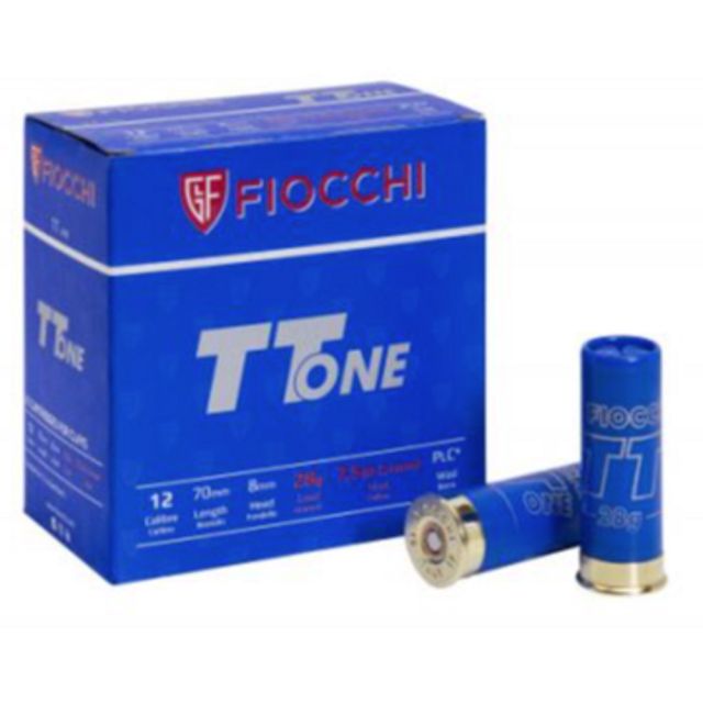 FIOCCHI SHOTGUN CARTRIDGES - TT1 PLASTIC x25