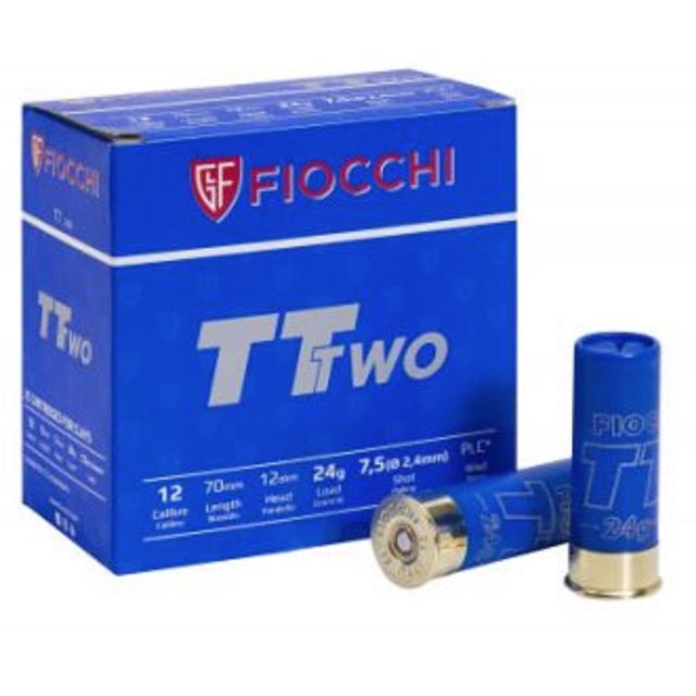 FIOCCHI SHOTGUN CARTRIDGES - TT2 PLASTIC x25