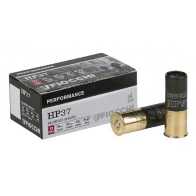 FIOCCHI HP37 SHOTGUN CARTRIDGES 12G 37G 4'S X10