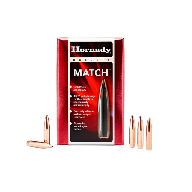 HORNADY MATCH x100 - 6.5MM 140G BTHP MATCH