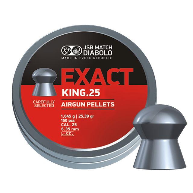 JSB EXACT KING .25 X150 Dia 6.35 25.39gr