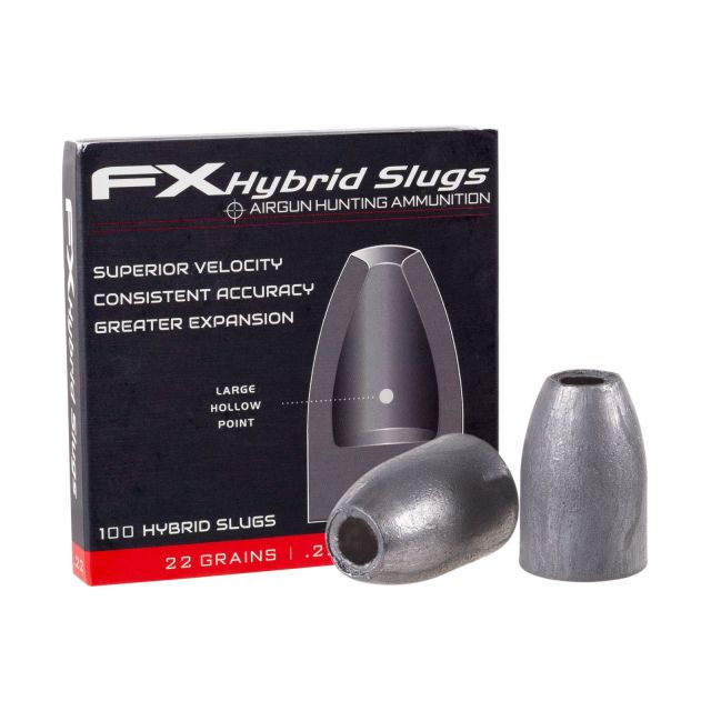 FX Hybrid Slug .217 22 Grain 100 Rounds