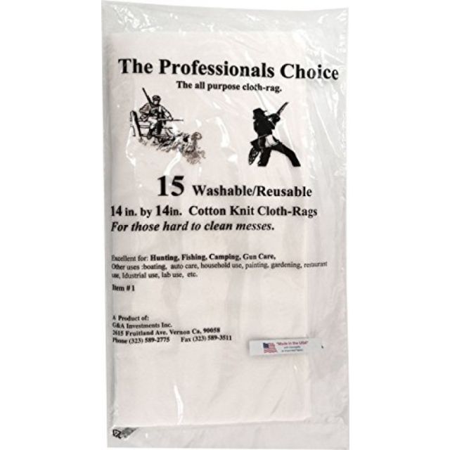 PROFESSIONALS CHOICE 14 X 14 CLEANING CLOTH