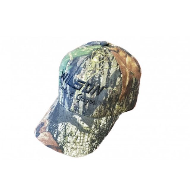 L E Wilson Camo Embroidered Logo with Mesh Back
