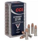 CCI HYPER VELOCITY STINGER COPPER HP .22LR 32GR X 100