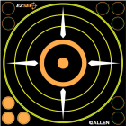 Allen Targets -EZ See Adhesive Round Bullseye Target 5 per pack Black 17