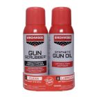 BIRCHWOOD CASEY GUN SCRUBBER SYNTHETIC GUN OIL AEROSOL COMBO PACK